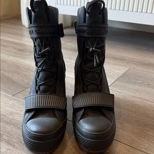 Black Converse Women's High-Top Boots